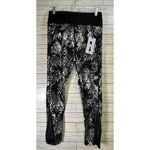 WARRIOR by Danica Patrick Women's‎ Compression Legging Onxy Blast Sz Med